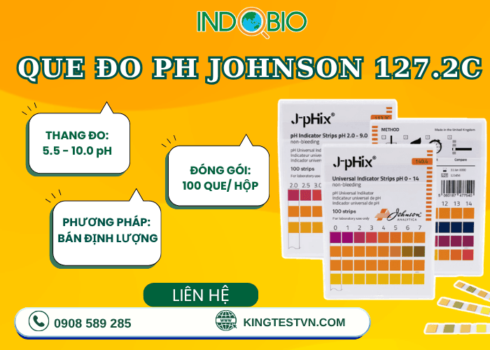 Vì sao nên chọn que thử pH Johnson 127.2C ?